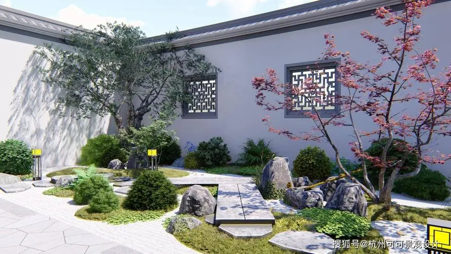 现代花园阳台园林景观设计